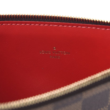 Louis Vuitton Damier Ebene Felicie Chain Wallet Zippered Insert 6 of 6