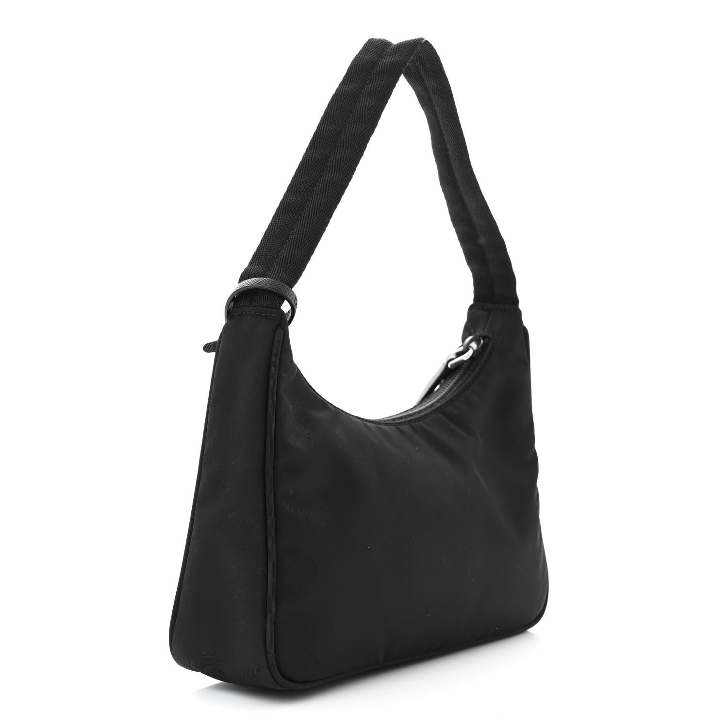 Prada Tessuto Nylon Mini Re-Edition 2000 Bag Black 3 of 11