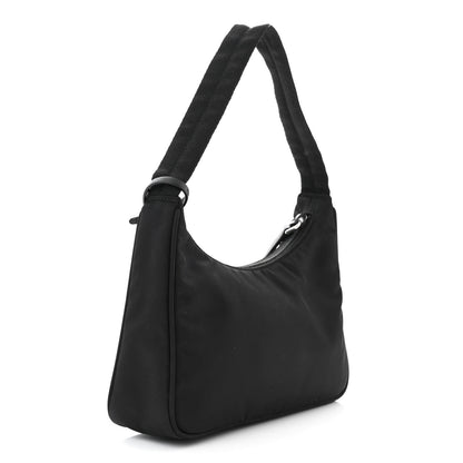Prada Tessuto Nylon Mini Re-Edition 2000 Bag Black 3 of 11