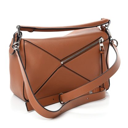Loewe Calfskin Small Puzzle Bag Tan 3 of 10