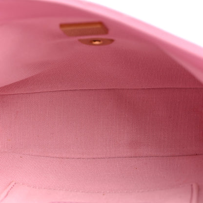 Chanel Lambskin Quilted Mini Lacquered Chain Flap Pink 5 of 10