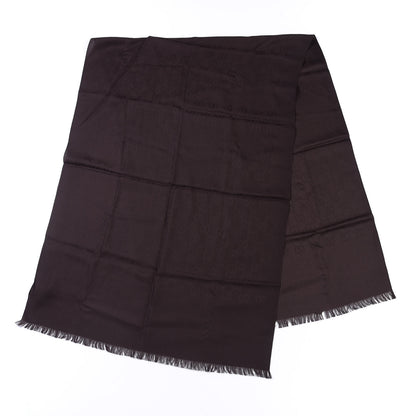 Gucci Wool Silk GG Monogram GGNat Plus Scarf Coffee 1 of 4