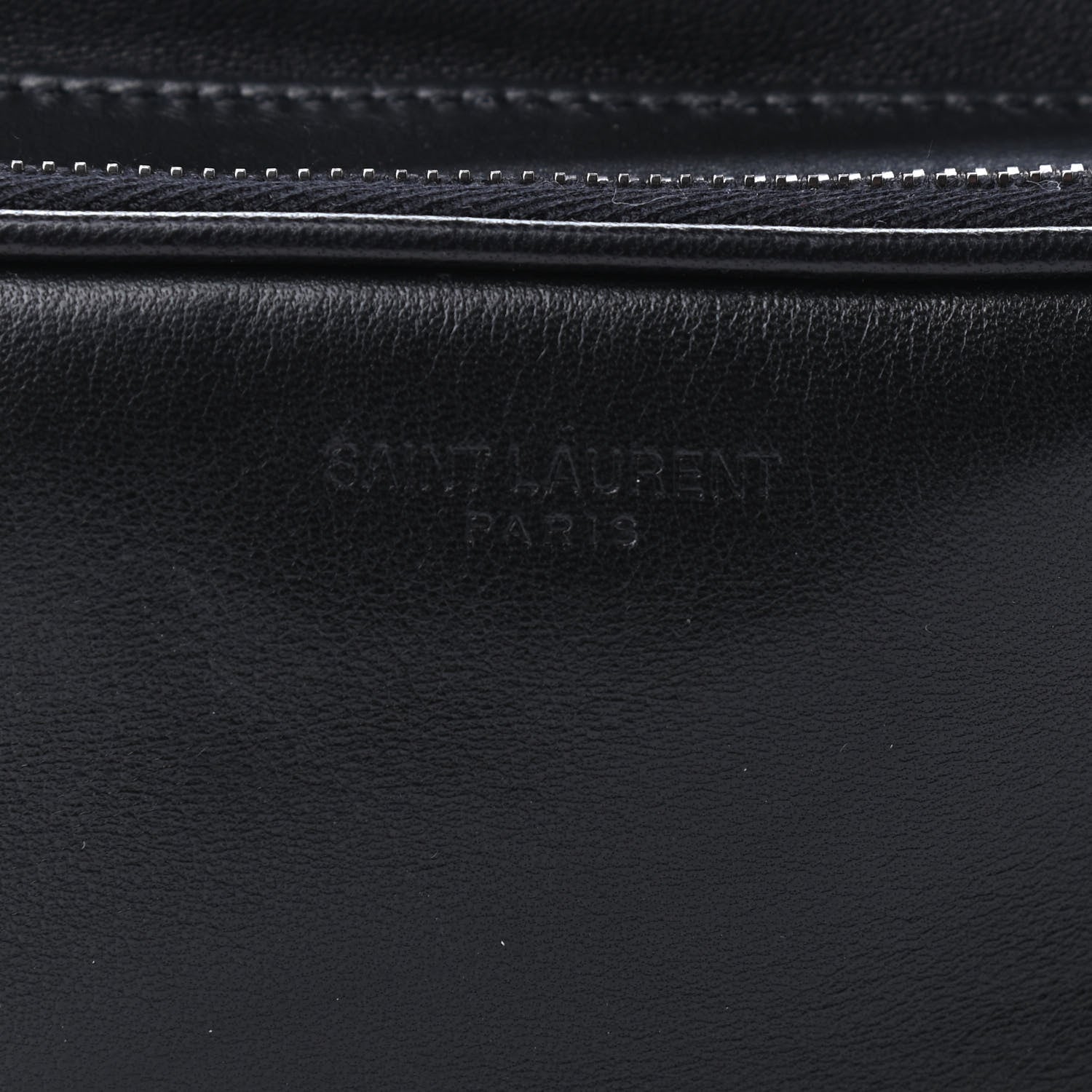 Saint Laurent Lambskin Subway Belt Bag Black 6 of 6