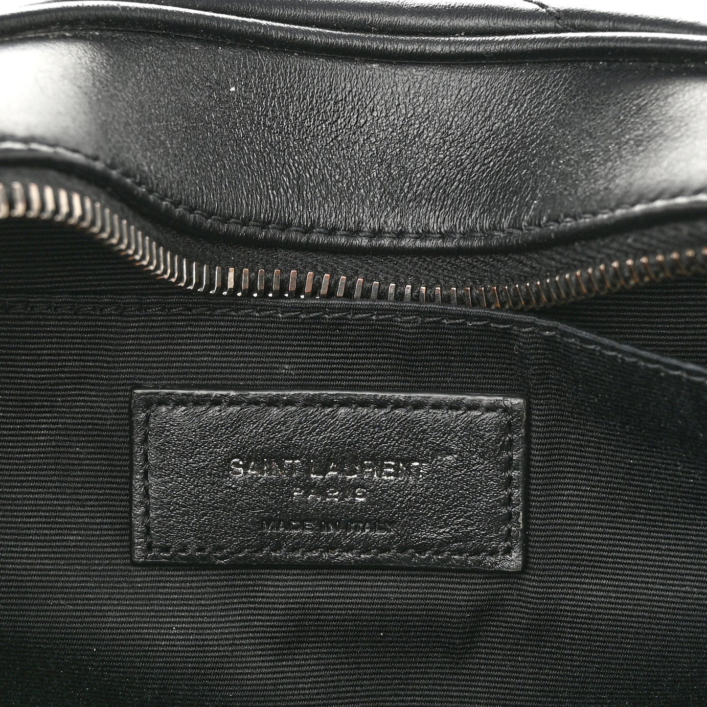 Calfskin Matelasse Monogram Lou Camera Bag Black