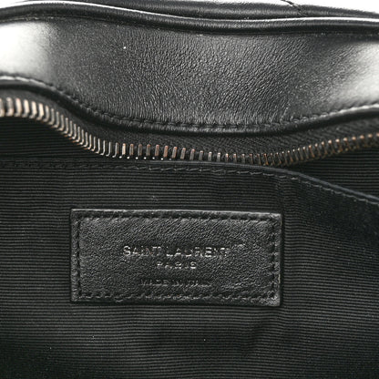 Saint Laurent Calfskin Matelasse Monogram Lou Camera Bag Black 6 of 11
