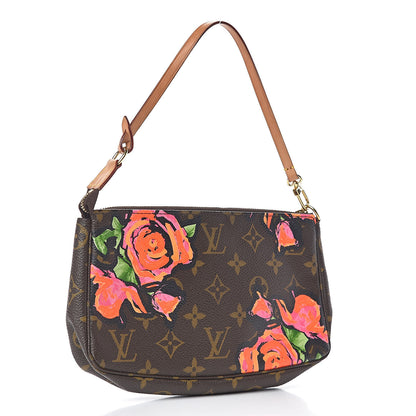 Louis Vuitton Monogram Roses Pochette Accessories 3 of 10