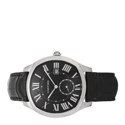 Cartier Stainless Steel Alligator 41mm Drive De Cartier Automatic Watch Black 2 of 4