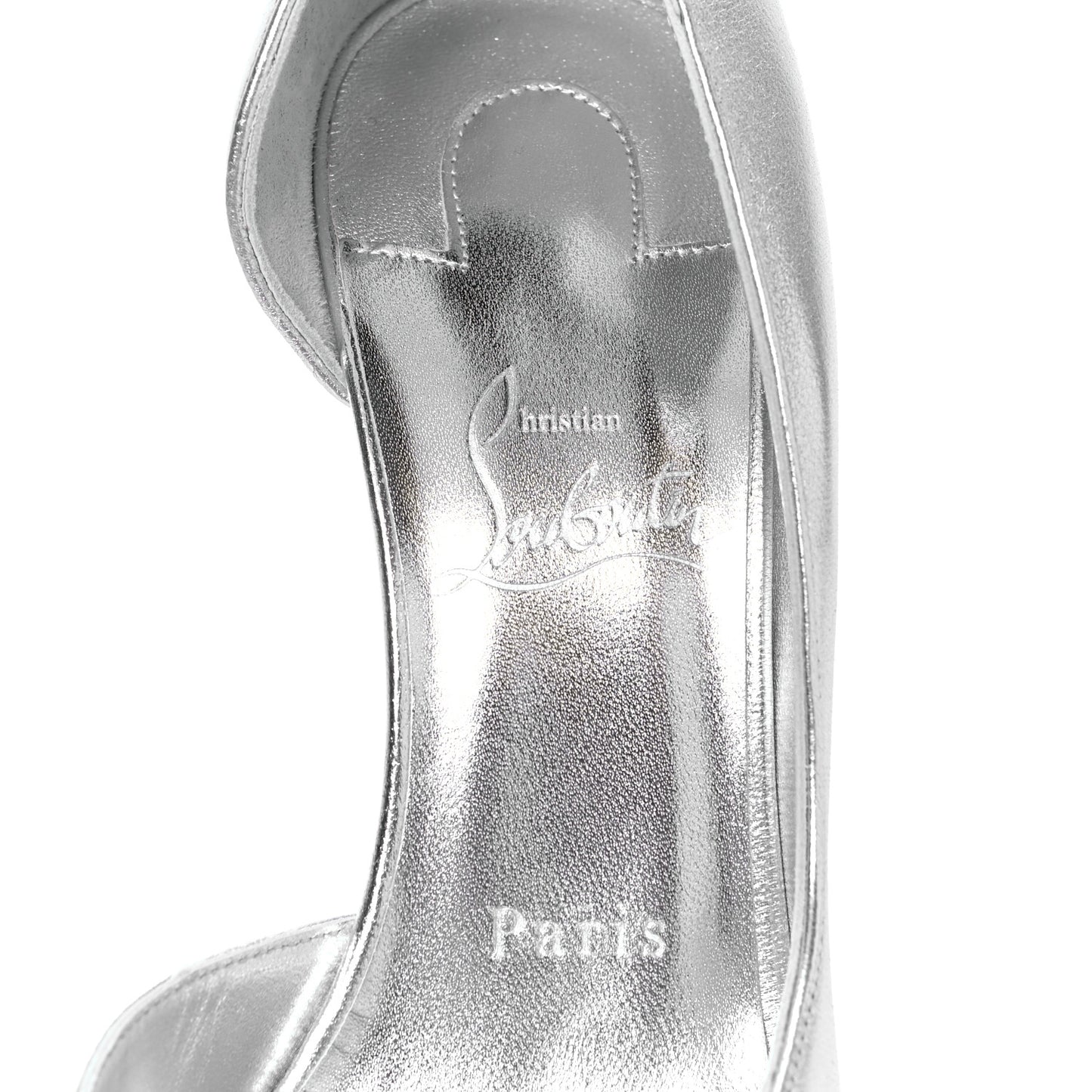 Nappa Laminate Iriza 100 Pumps 38 Silver