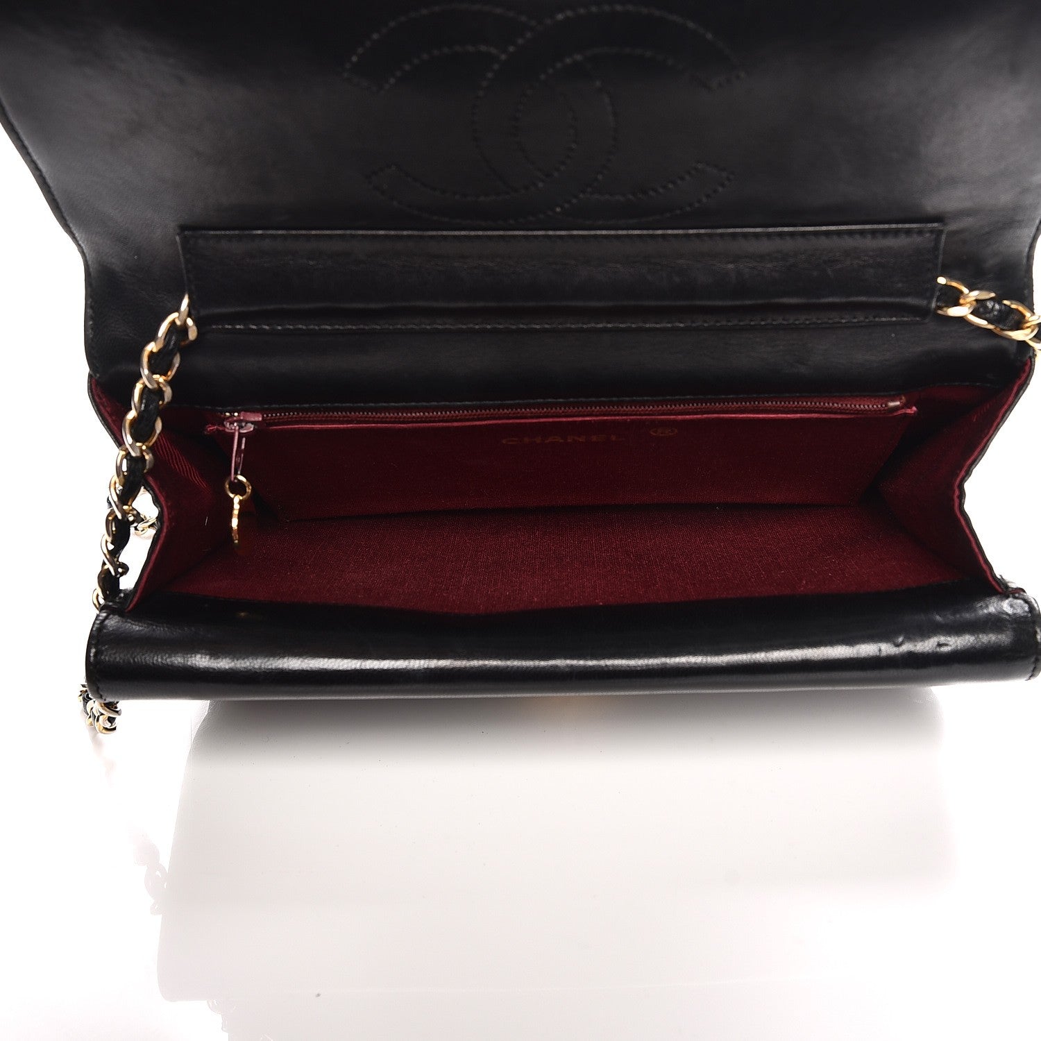 Chanel Lambskin Quilted Small Double Flap Black 5 of 9