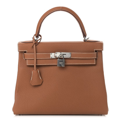 Hermes Togo Kelly Retourne 28 Gold 1 of 10
