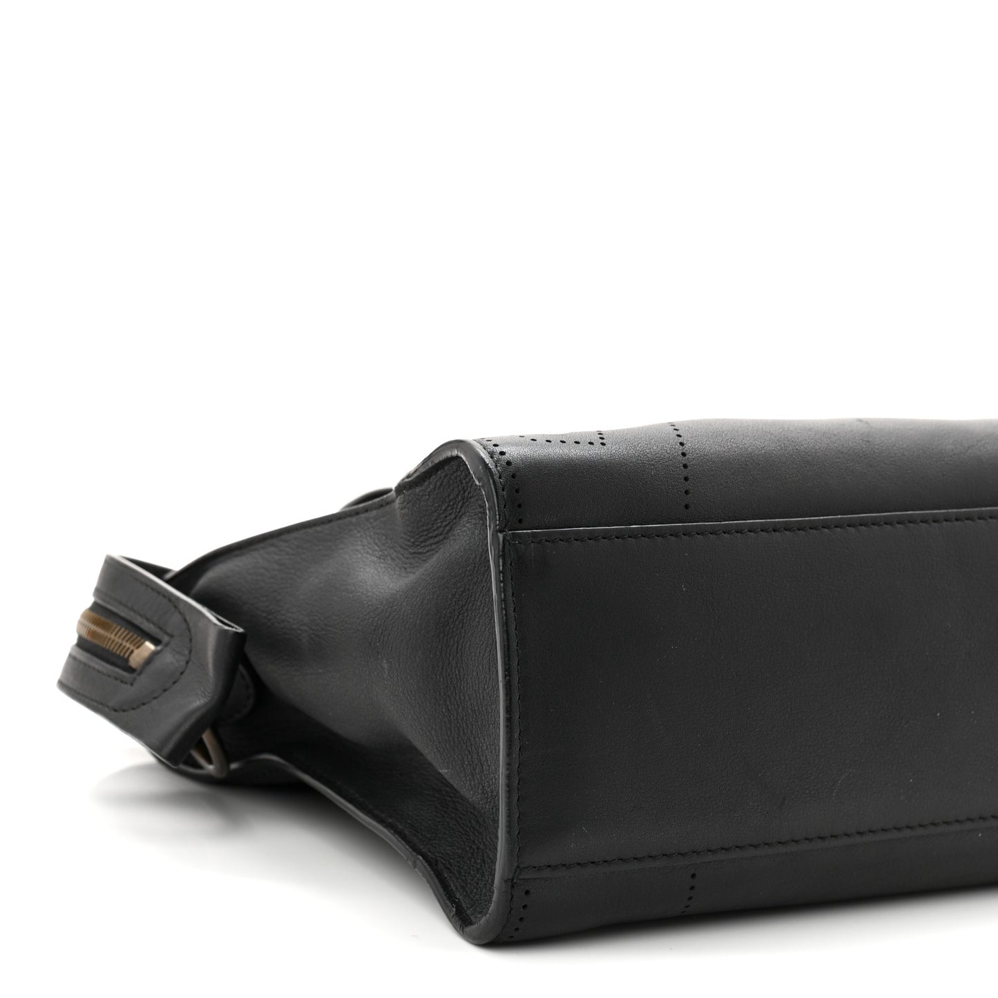 Veau Soyeux Perforated Blackout Hardware S City Black