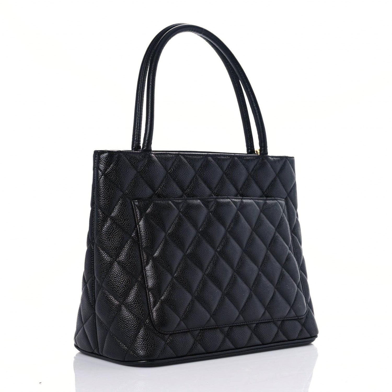 Chanel Caviar Quilted Medallion Tote Black 3 of 14