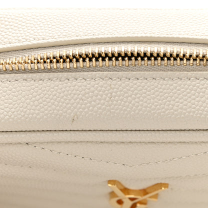 Saint Laurent Grain De Poudre Matelasse Monogram Mini Lou Camera Bag Crema Soft 10 of 10