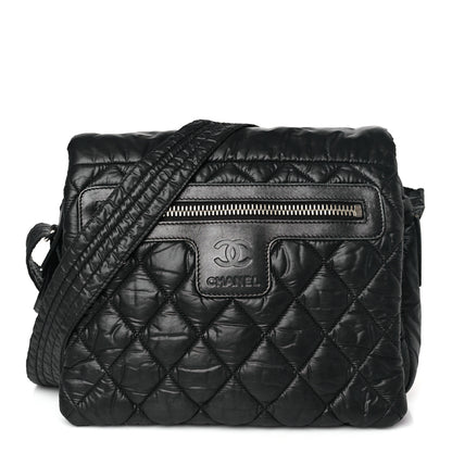 Chanel Nylon Small Coco Cocoon Messenger Bag Black 1 of 9