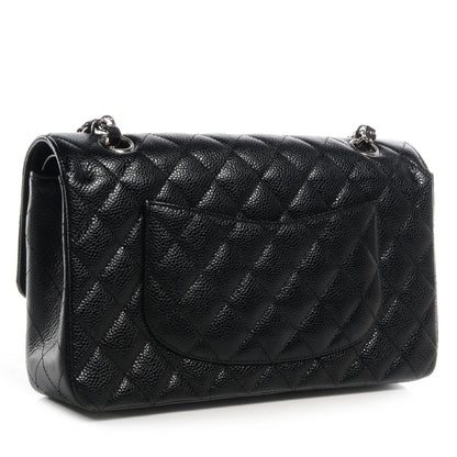 Chanel Caviar Quilted Medium Double Flap Black 3 of 9