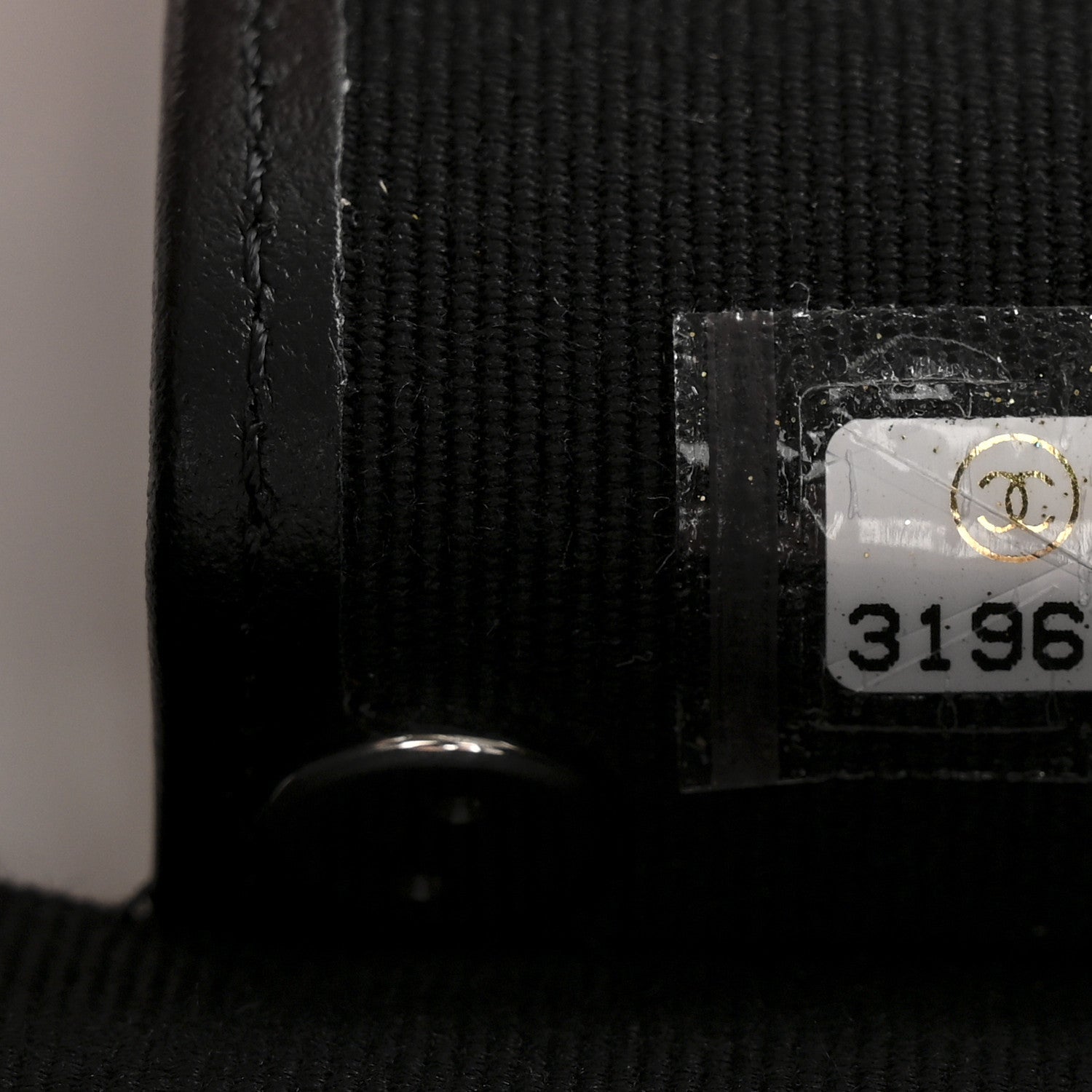 Chanel Caviar Embossed Camellia 4 Key Holder Case Black 8 of 9