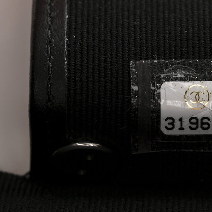 Chanel Caviar Embossed Camellia 4 Key Holder Case Black 8 of 9