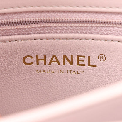 Chanel Lambskin Quilted Small Trendy CC Flap Dual Handle Bag Lilas Lilac 6 of 10