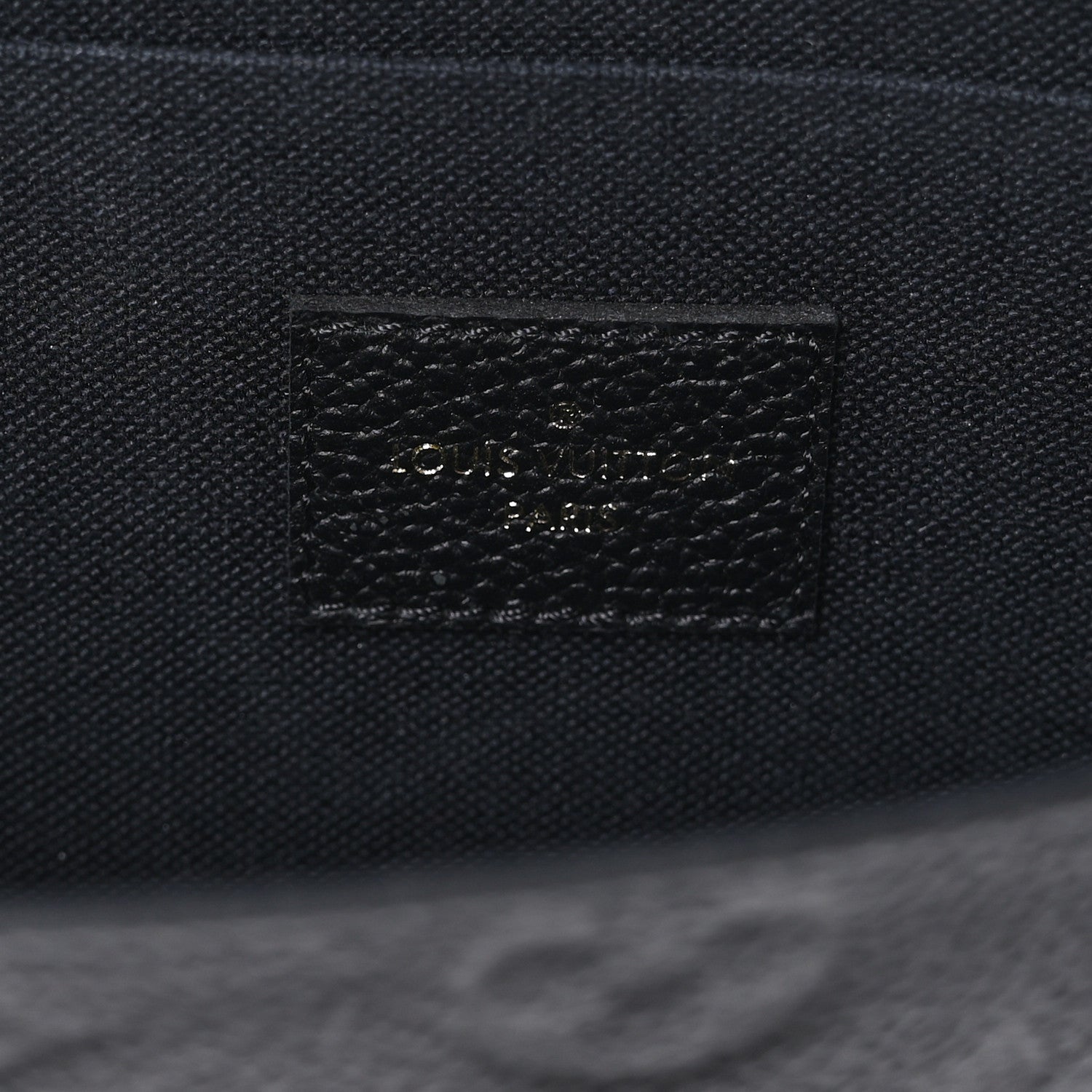 Louis Vuitton Empreinte Pochette Felicie Chain Wallet Black 7 of 9