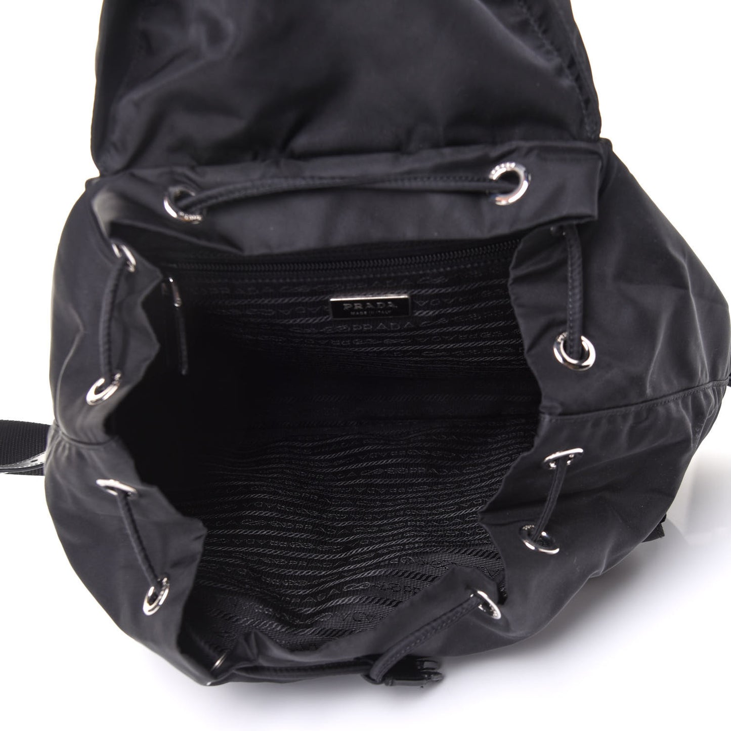 Nylon Vela Small Backpack Black