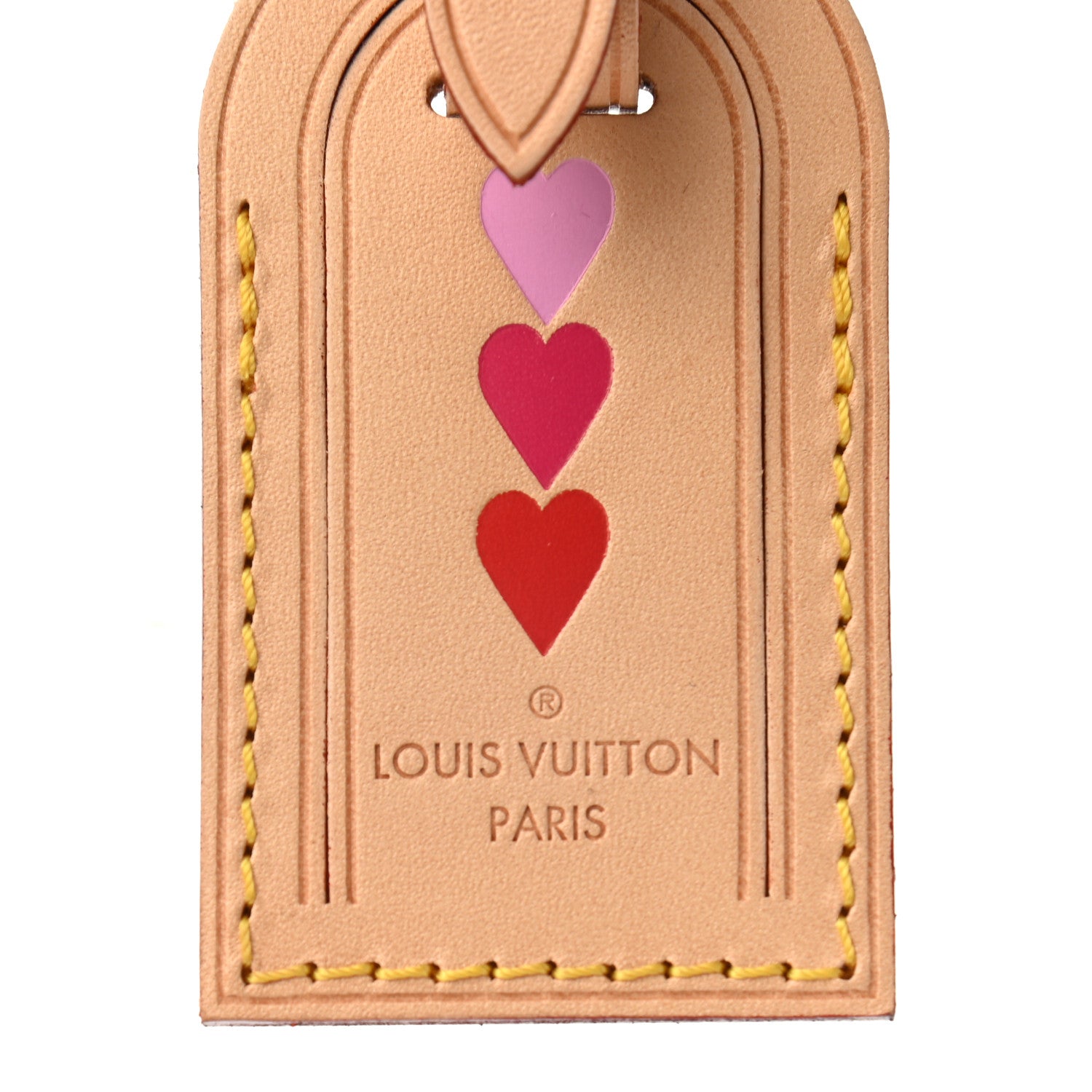 Louis Vuitton Vachetta Heart Luggage Tag 3 of 3