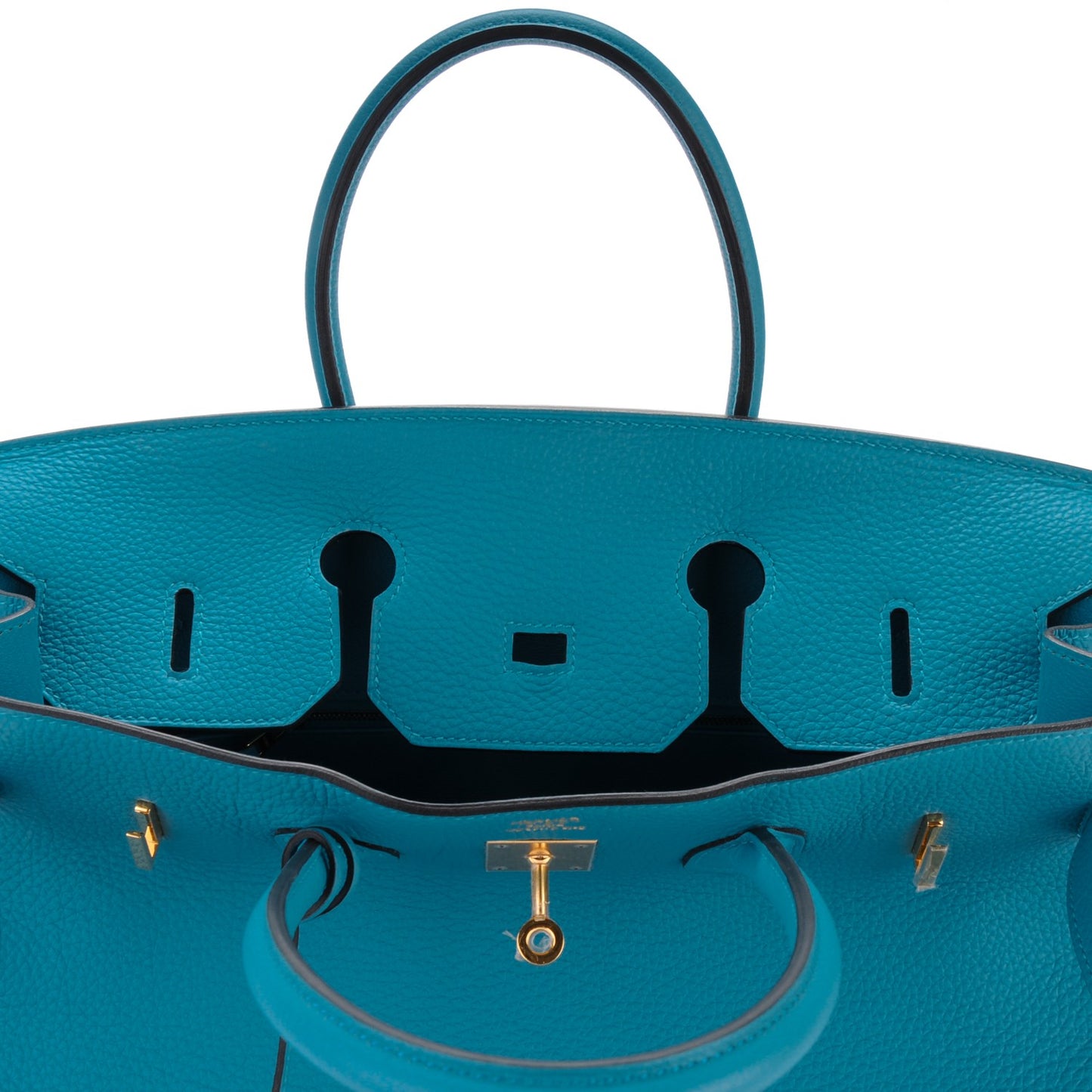 Togo Birkin 35 Turquoise