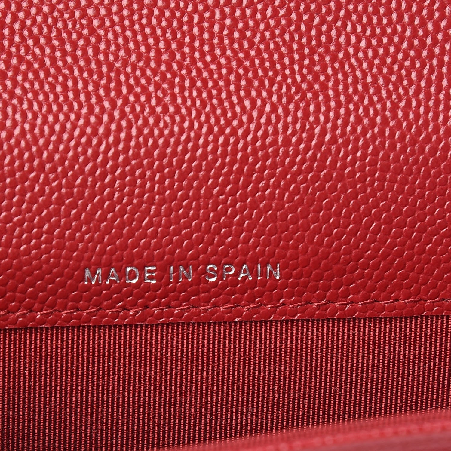 Chanel Caviar Quilted Flap Card Holder Dark Red 7 of 10