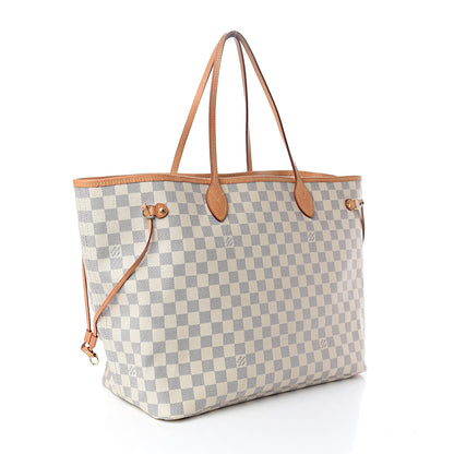 Louis Vuitton Damier Azur Neo Neverfull GM Rose Ballerine 3 of 13