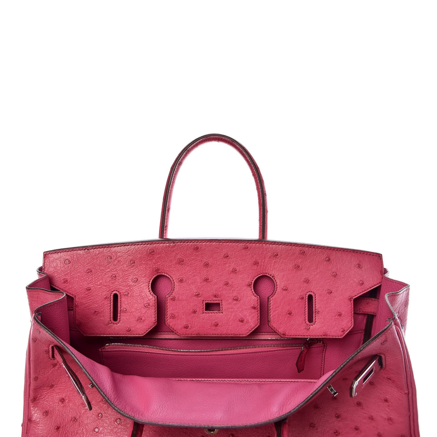 Ostrich Birkin 35 Fuchsia