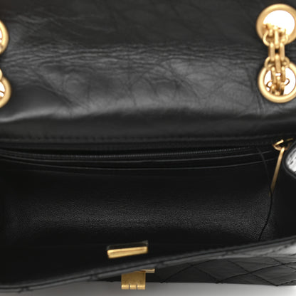 Chanel Aged Calfskin Quilted 2.55 Reissue Mini Flap Black 5 of 11