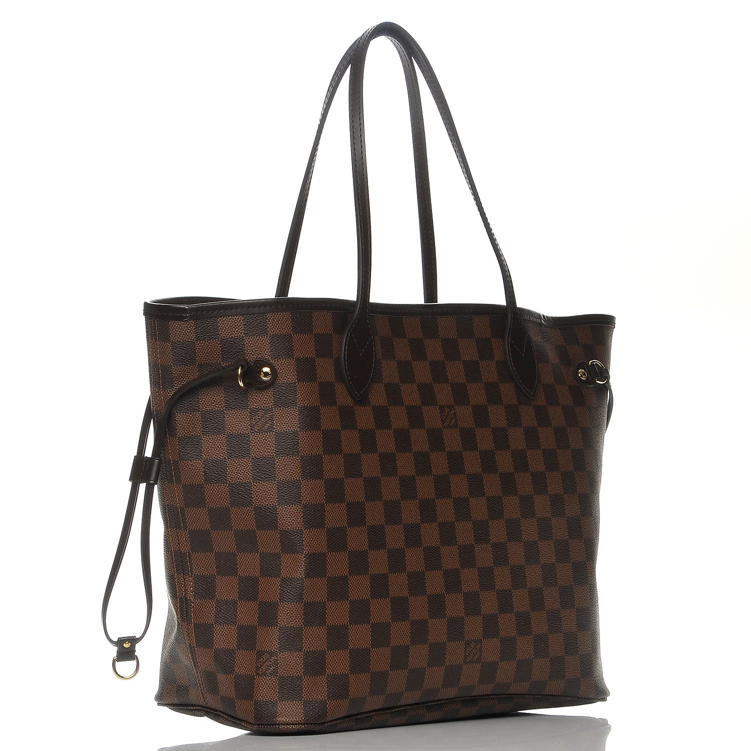 Louis Vuitton Damier Ebene Neo Neverfull MM Rose Ballerine 3 of 9
