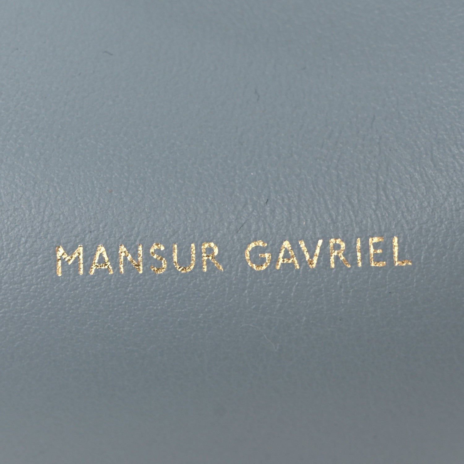 Mansur Gavriel Calfskin Mini Lady Bag Grey Blue 6 of 13