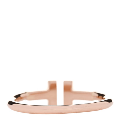 Tiffany 18K Rose Gold T Wire Ring 54 7 3 of 5