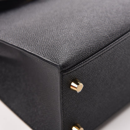 Hermes Epsom Kelly Sellier 25 Black 27 of 52