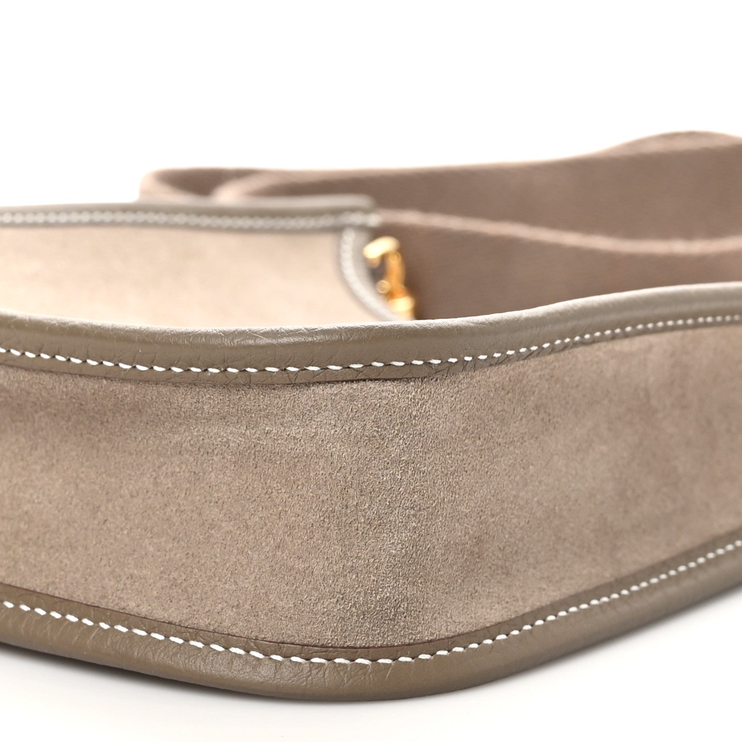 Hermes Veau Grizzly Taurillon Clemence Evelyne TPM Gris Caillou Etoupe 10 of 10