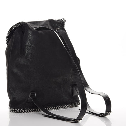 Stella McCartney Shaggy Deer Falabella Backpack Black 3 of 9