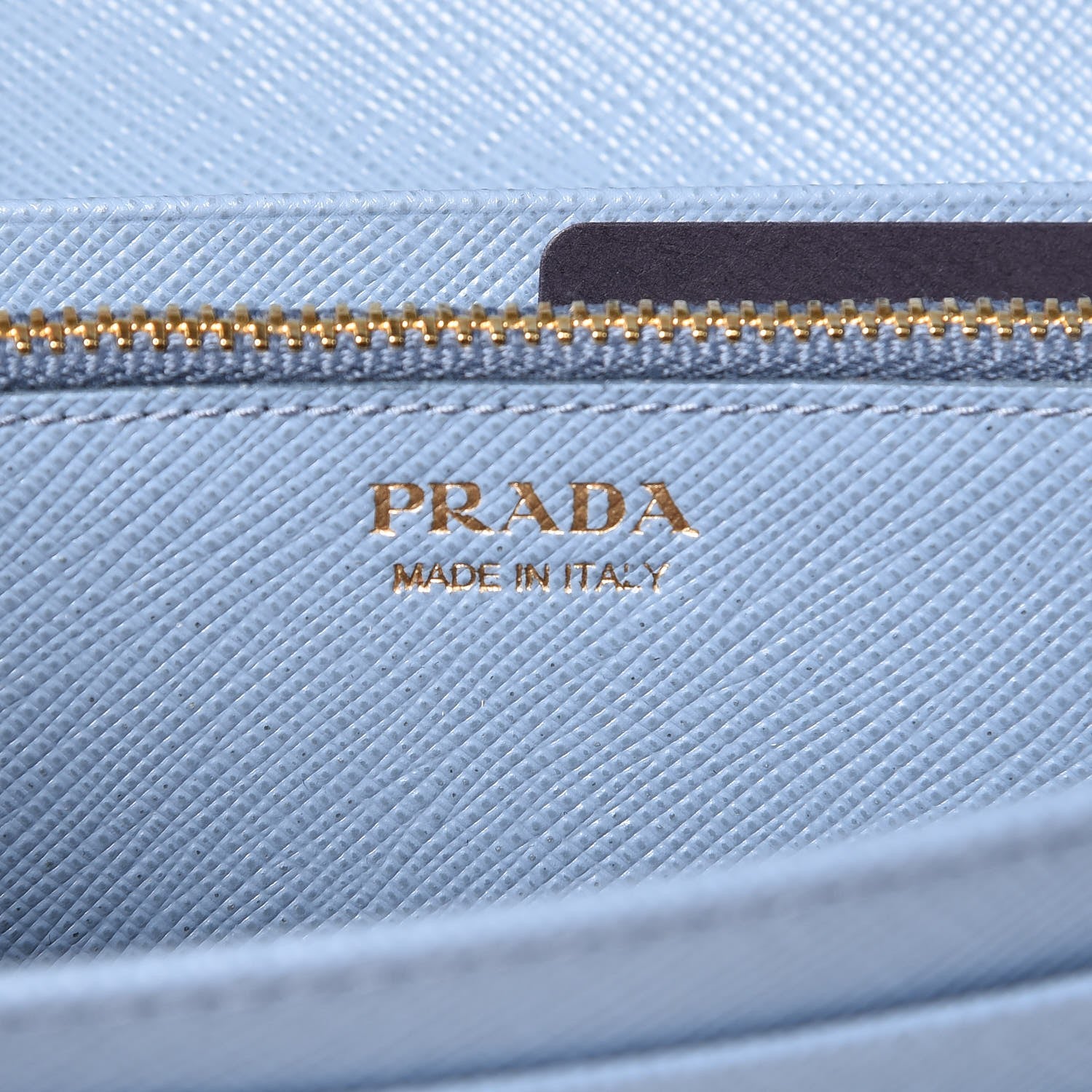 Prada Saffiano Metal Continental Flap Travel Wallet Astrale 6 of 11
