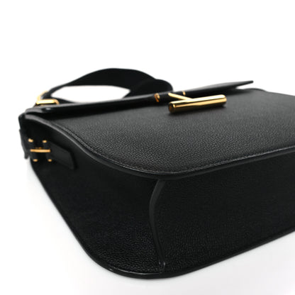 Tom Ford Calfskin Small T Clasp Tara Crossbody Bag Black 7 of 8