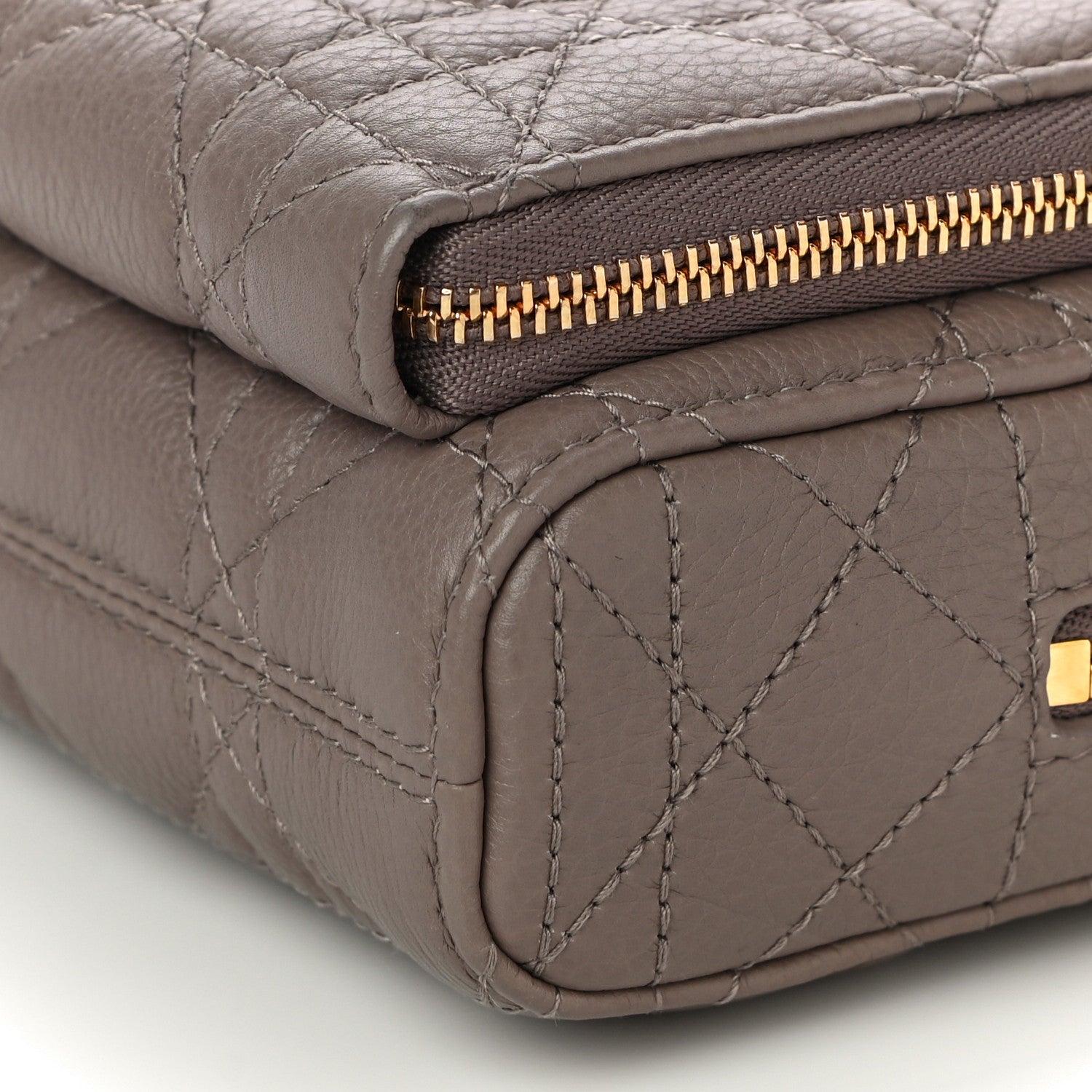 Christian Dior Supple Calfskin Caro Double Pouch Warm Taupe 9 of 10