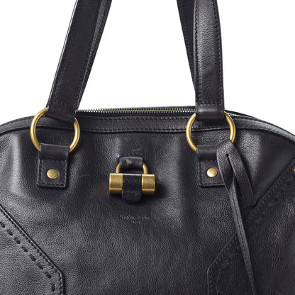 Saint Laurent Calfskin Oversized Muse Dark Purple 8 of 10