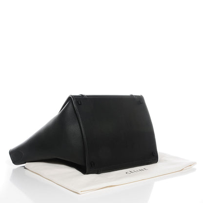 Celine Supple Calfskin Medium Phantom Luggage Black 4 of 8