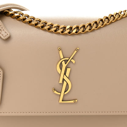 Saint Laurent Calfskin Medium Monogram Sunset Dark Beige 8 of 11