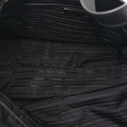 Prada Tessuto Nylon Saffiano Shopping Tote Black 5 of 10