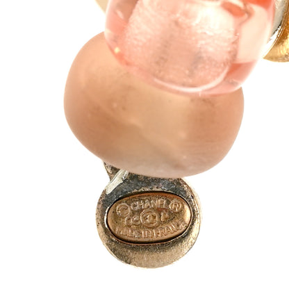 Chanel Pearl Beaded CC Long Necklace Pink 5 of 6