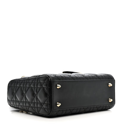 Christian Dior Lambskin Cannage Small My ABCDior Lady Dior Black 4 of 11