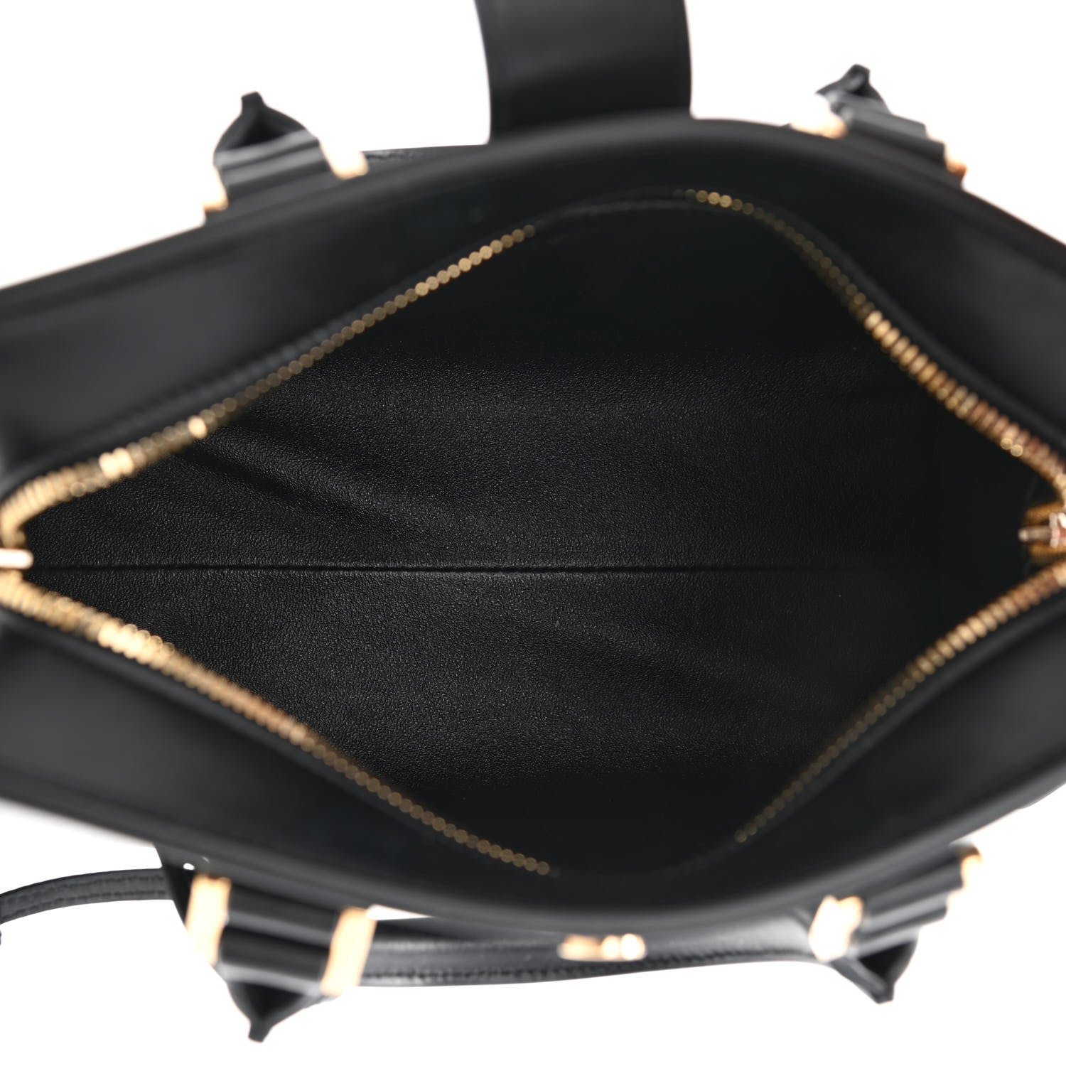 Saint Laurent Calfskin Monogram Baby Cabas Black 5 of 12