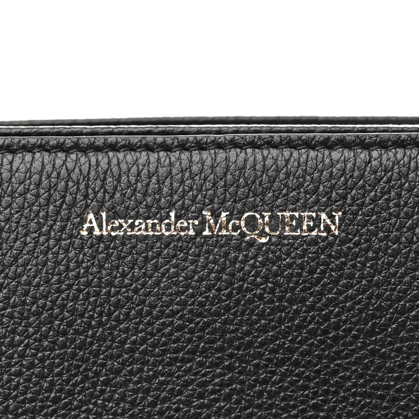 Calfskin Medium Twin Skull Chain Crossbody Black