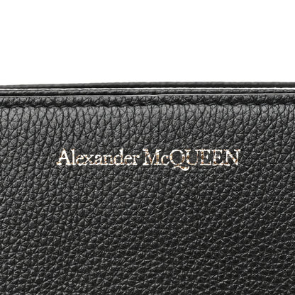Alexander McQueen Calfskin Medium Twin Skull Chain Crossbody Black 8 of 14