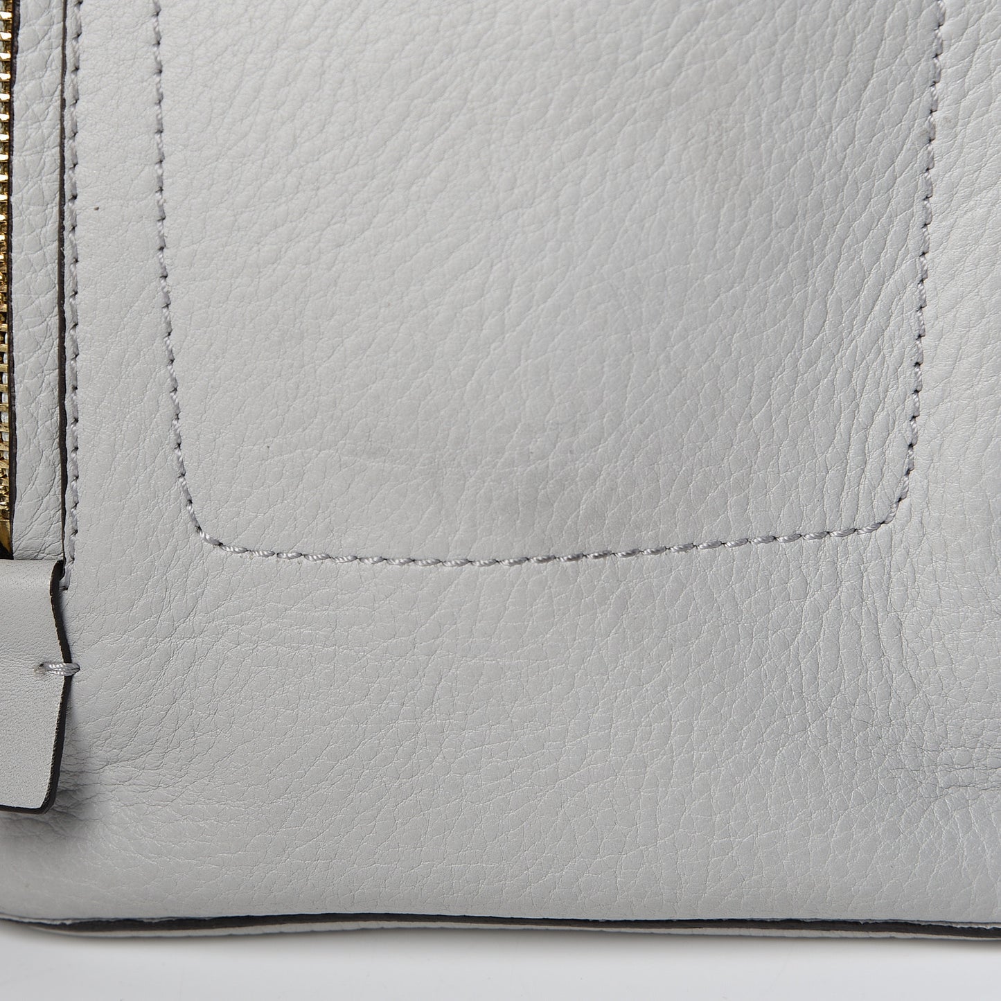 Suede Calfskin Mini Faye Backpack Airy Grey