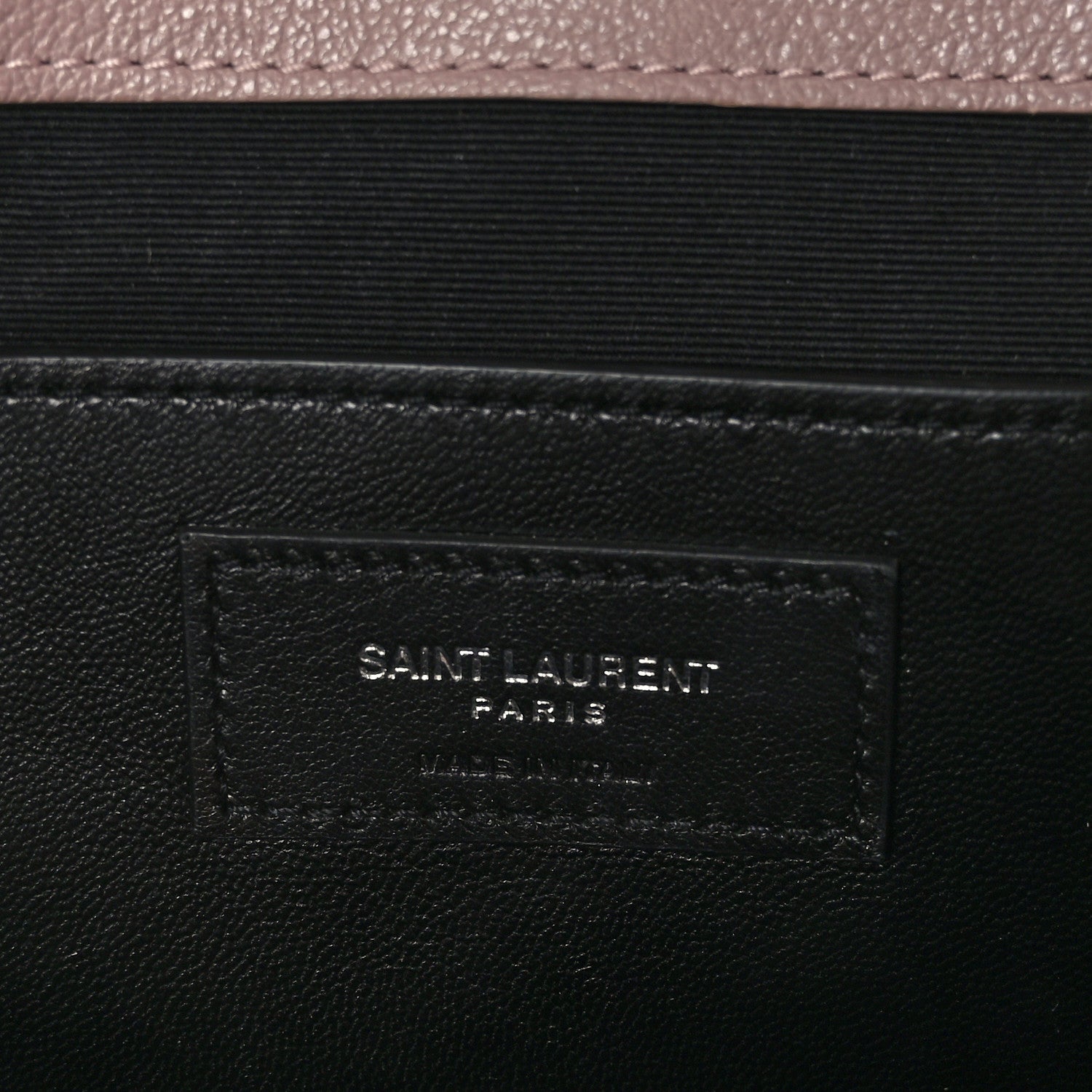 Saint Laurent Calfskin Tri-Quilt Monogram Medium College Bag Pink 6 of 9